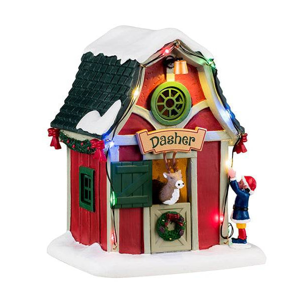 Dasher's Den Lemax Christmas Village Table Accent - Mill Race Garden Centre