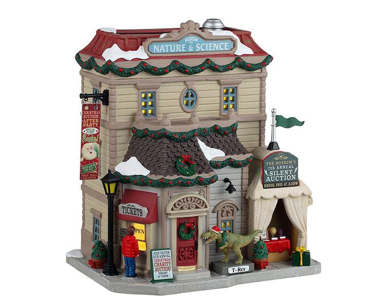 Museum of Nature & Science Lemax Christmas Village Lighted Building - Mill Race Garden Centre