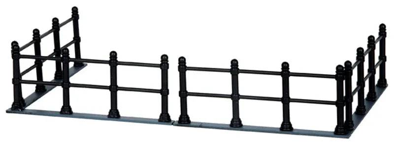 Canal Fence 4pcs Lemax Christmas Village Accessory - Mill Race Garden Centre