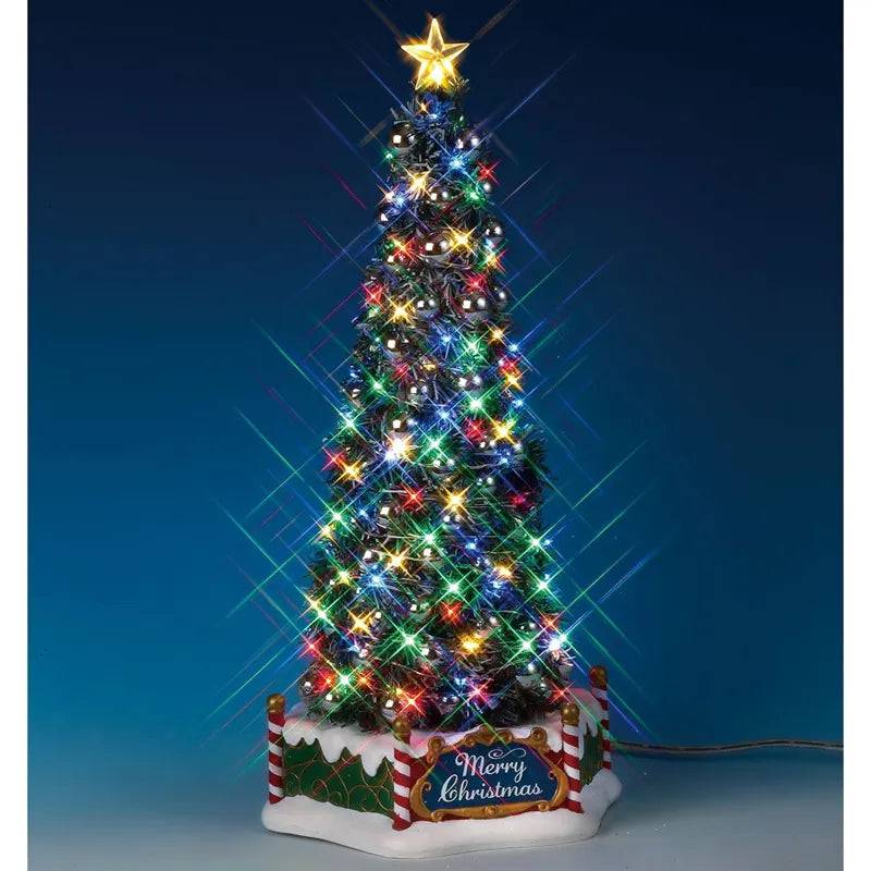 New Majestic Christmas Tree Lemax Christmas Village Table Accent - Mill Race Garden Centre