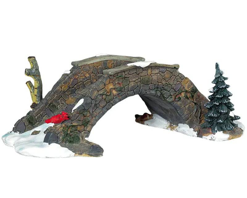 Olde Stone Bridge Lemax Christmas Village Accessory - Mill Race Garden Centre