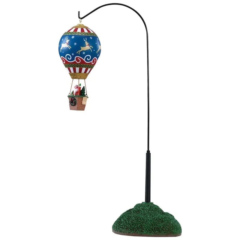 Reindeer Hot Air Balloon Lemax Christmas Village Table Accent - Mill Race Garden Centre