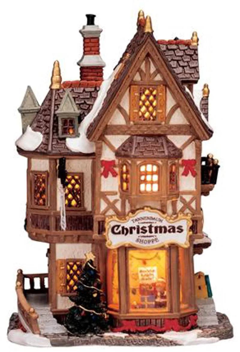 Tannenbaum Christmas Shoppe Lemax Christmas Village Lighted Building - Mill Race Garden Centre