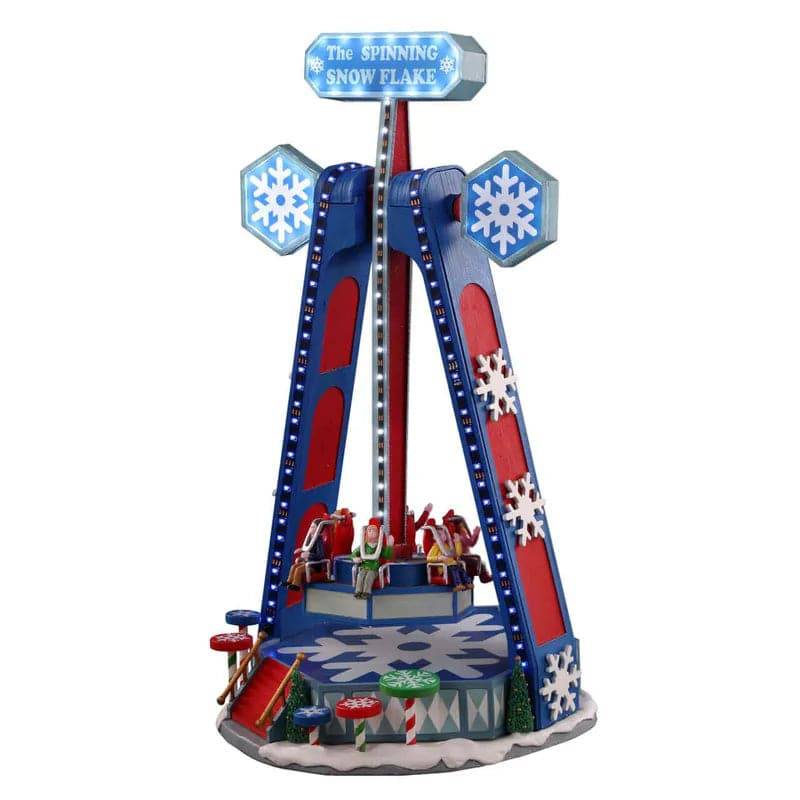 The Spinning Snowflake With 4.5V Adaptor Lemax Christmas Village Sights and Sounds - Mill Race Garden Centre