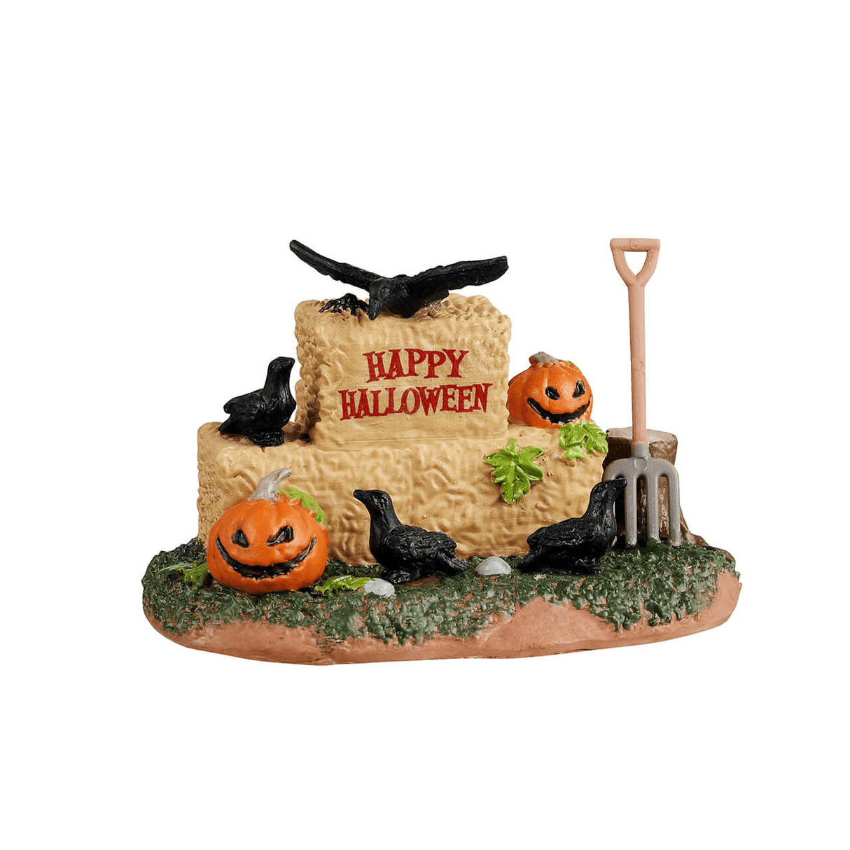 Lemax Spooky Town Crow Club accessory featuring a spooky club scene with crows and detailed miniature figures.