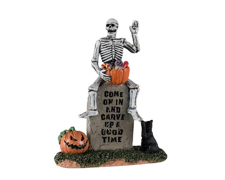 Pumpkin Patch Ghoul Lemax Spooky Town Figurine - Mill Race Garden Centre