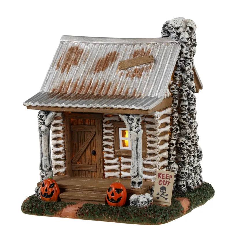 Lemax Skeleton Cottage Spooky Town Table Accent - Mill Race Garden Centre