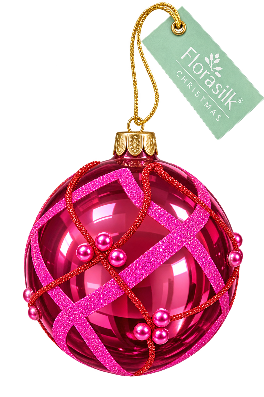 8cm Madeira Glass Bauble