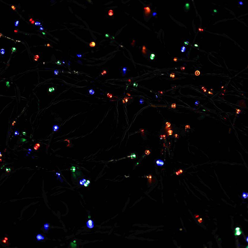 Jingles 200 LED Multi Colour Ultra Bright Lights with Timer - Mill Race Garden Centre