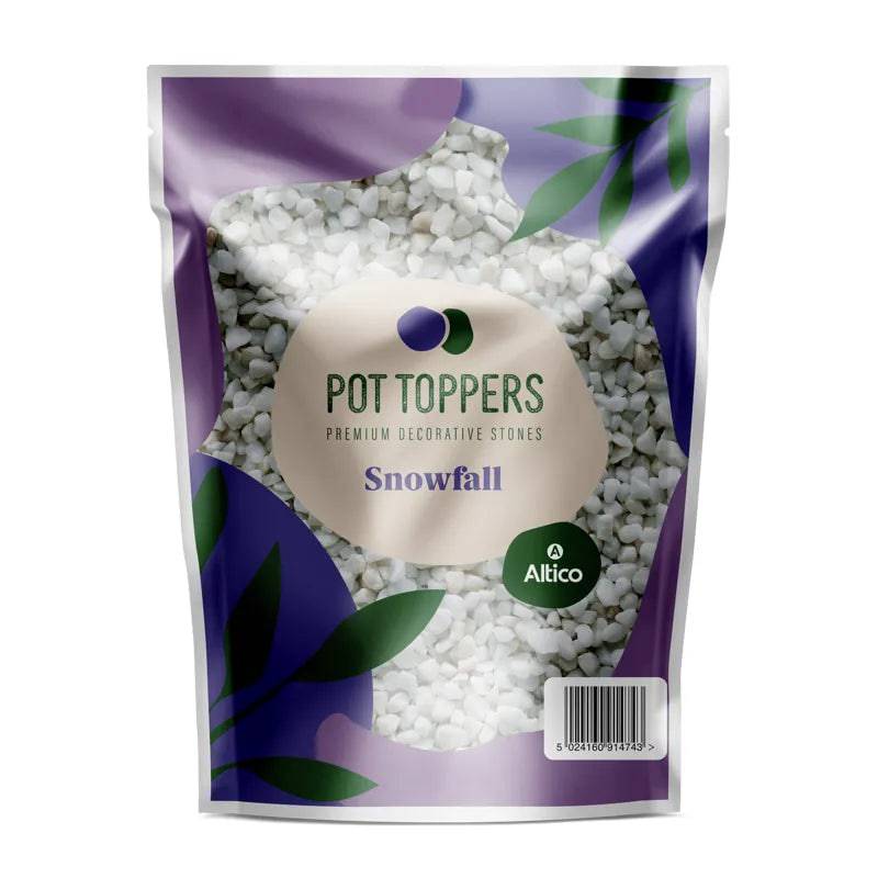 Altico Pot Toppers Snowfall Pouch Pack - Mill Race Garden Centre
