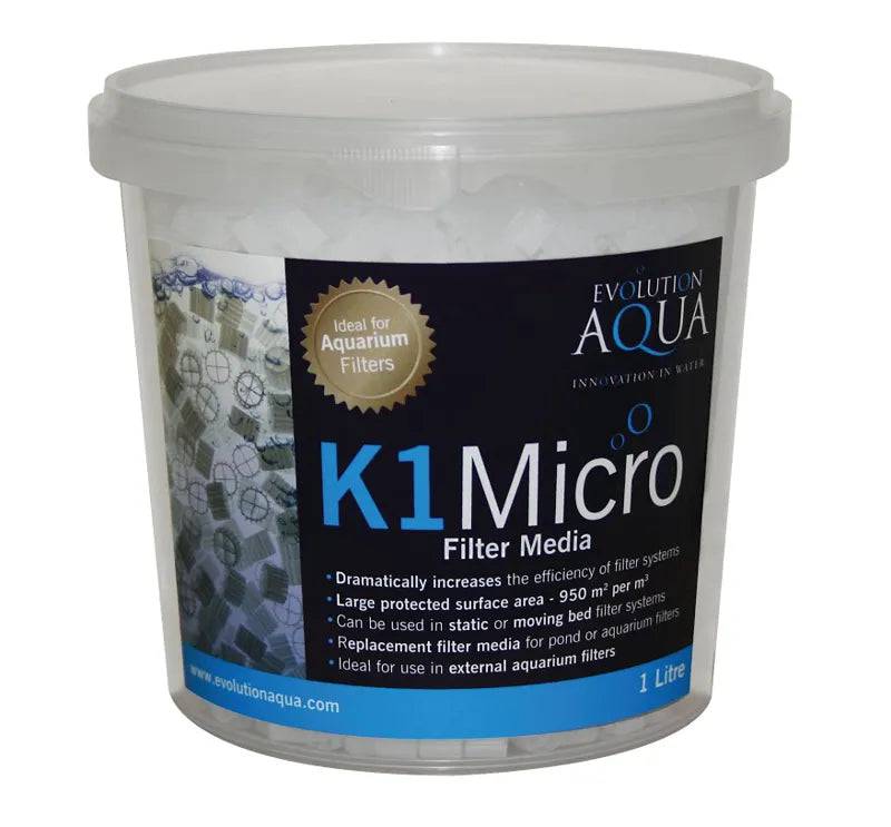 Evolution Aqua K1 Micro Media 1L - Mill Race Garden Centre