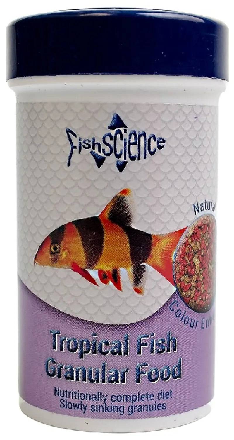FishScience Tropical Granules Food 260g - Mill Race Garden Centre