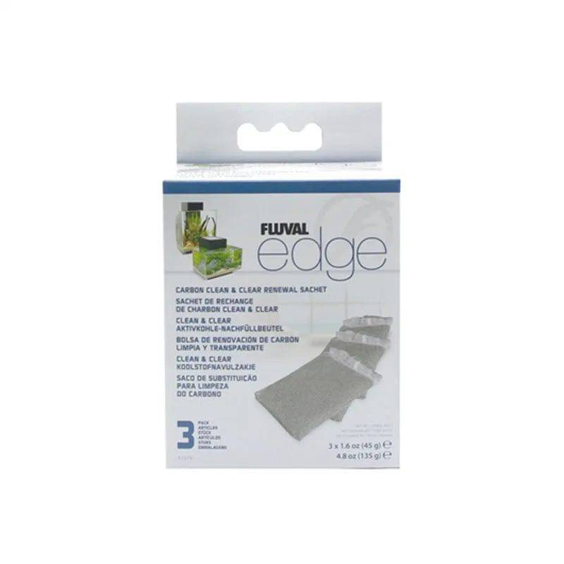 Fluval Edge Carbon Clean and Clear Sachets 3x45g - Mill Race Garden Centre