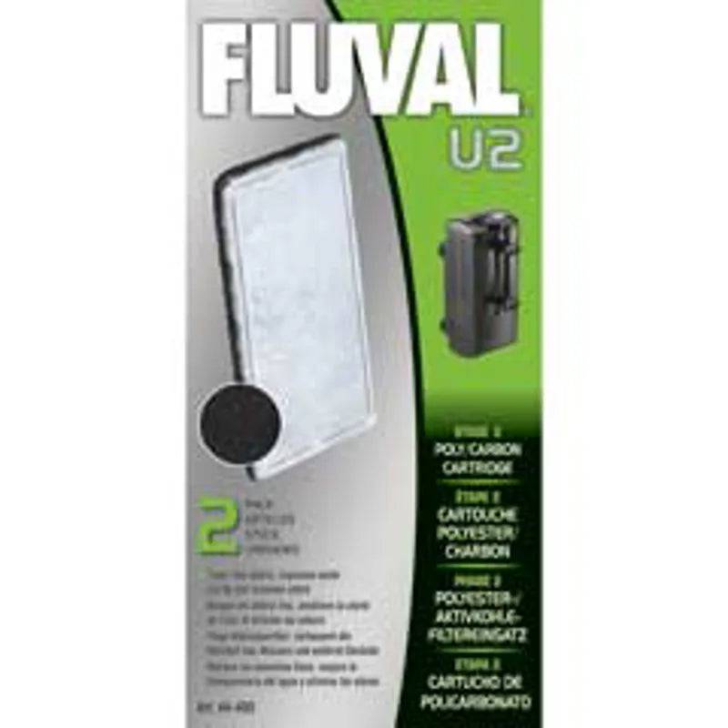 Fluval U2 Underwater Poly/Carbon Cartridge 2pcs - Mill Race Garden Centre