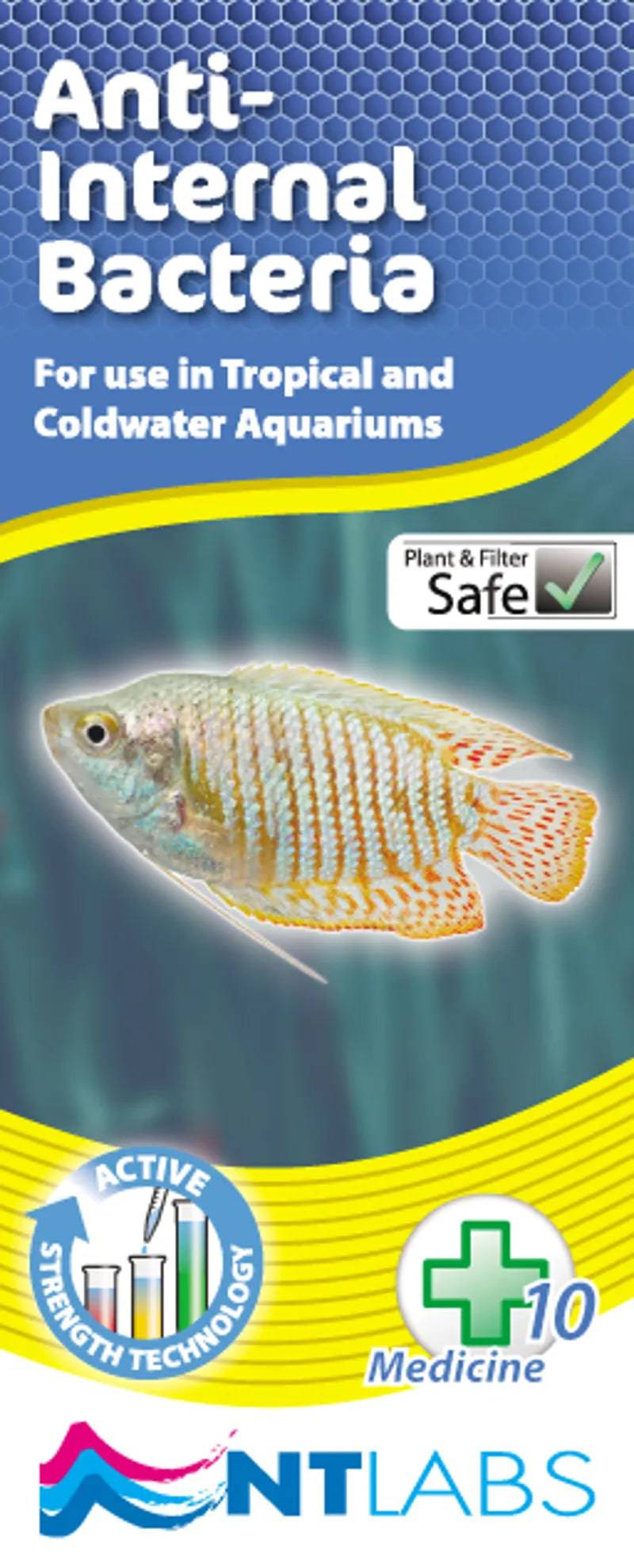 NT Labs Anti Internal Bacteria Aquarium Treatment 100ml - Mill Race Garden Centre