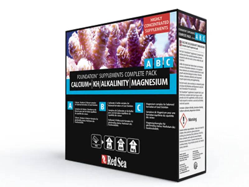 Red Sea Reef Foundation Liquid Supplement Complete Pack A B C - Mill Race Garden Centre