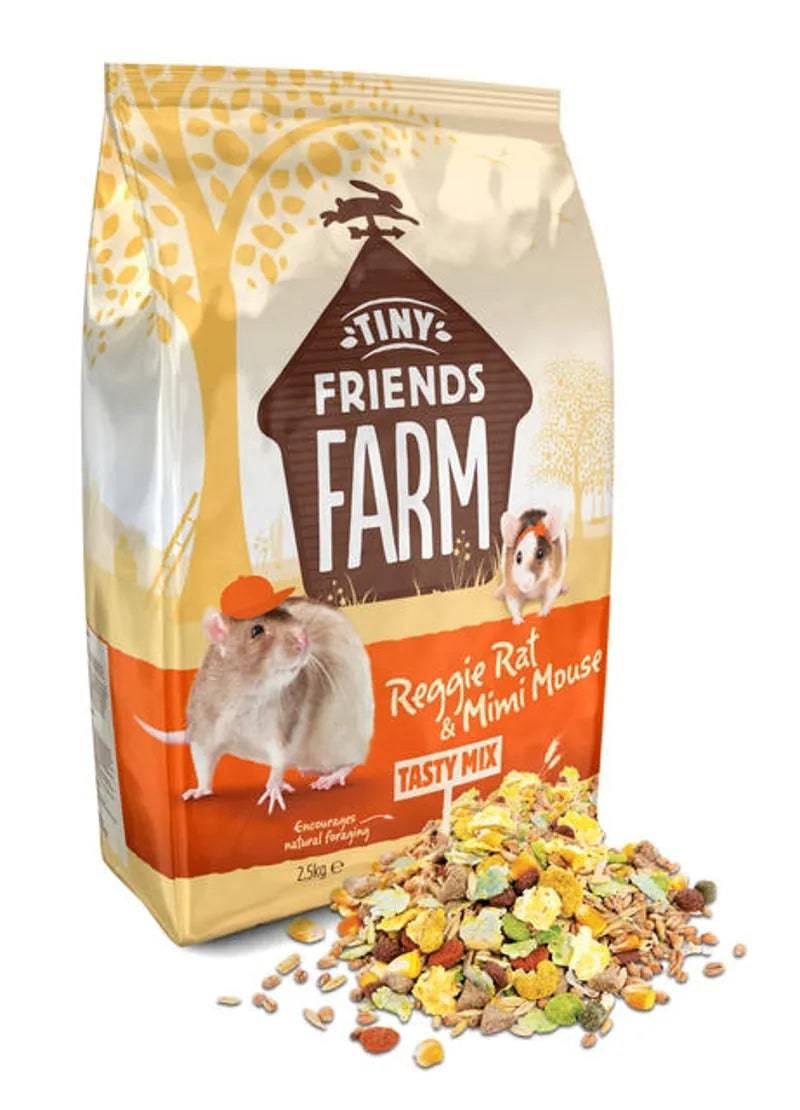 Reggie Rat and Mimi Mouse Tasty Mix 850g - Mill Race Garden Centre