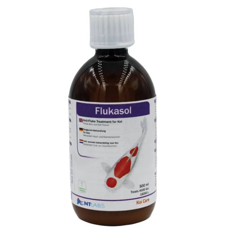 Koi Care Flukasol 500ml - Mill Race Garden Centre