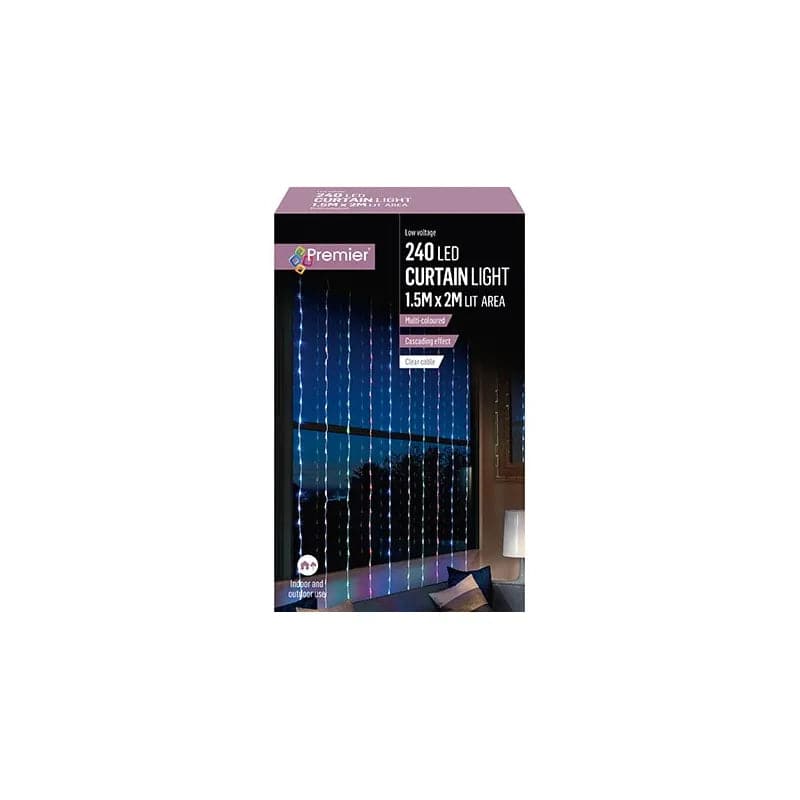 240L Waterfall Curtain Light - Mill Race Garden Centre