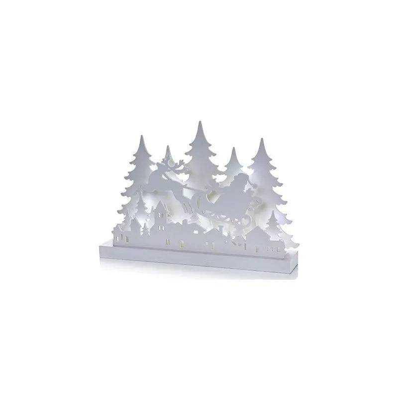 44cm Silhouette Lit Village - Mill Race Garden Centre