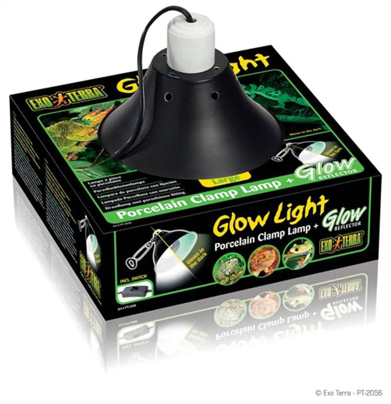 Exo Terra Glow Light Holder Reflector Large 24cm - Mill Race Garden Centre