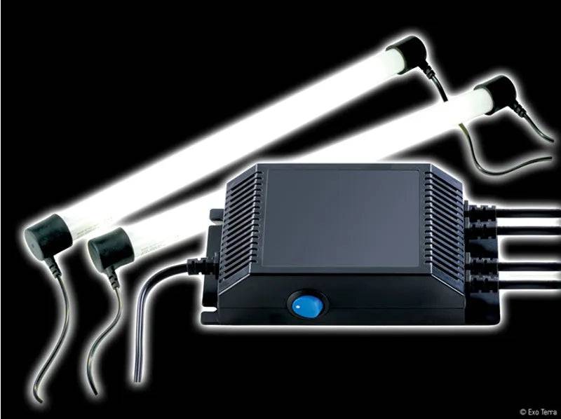 Exo Terra T8 & T10 Reptile Light Unit 2 x 30w - Mill Race Garden Centre