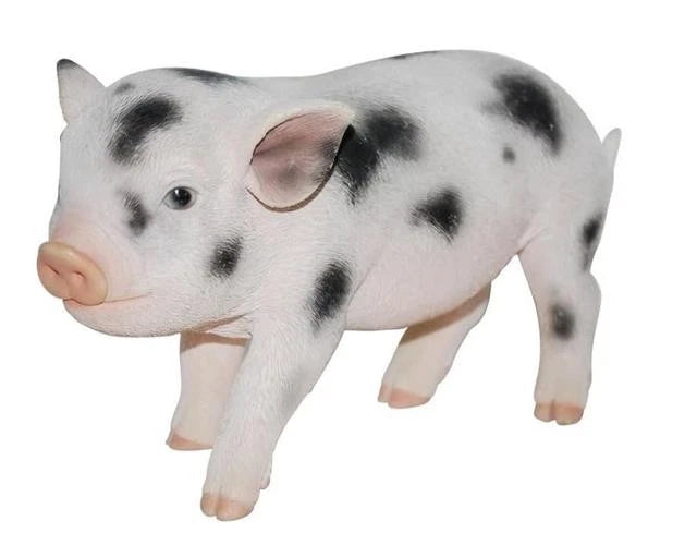 Pink Micro Pig Pet Pals Ornament by Vivid Arts
