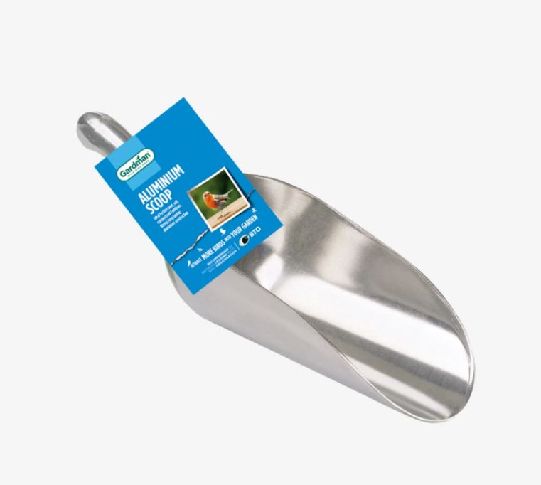 Peckish Bird Food Metal Scoop - Mill Race Garden Centre