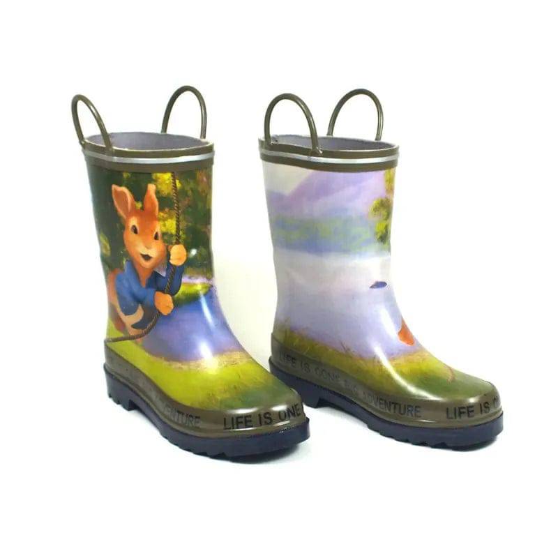 Peter Rabbit Wellingtons Khaki Size 6 - Mill Race Garden Centre