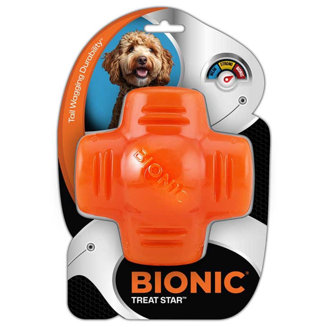 BIONIC Treat Star Dog Toy - Mill Race Garden Centre