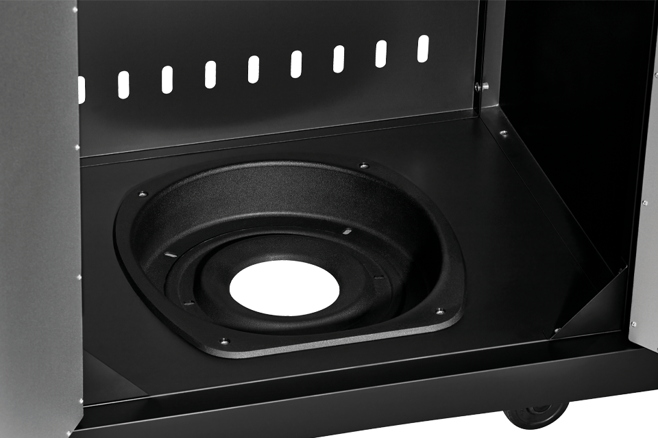 Enders Uniq 3 IK Cruster gas BBQ with sleek design and multiple burners in a backyard setting.