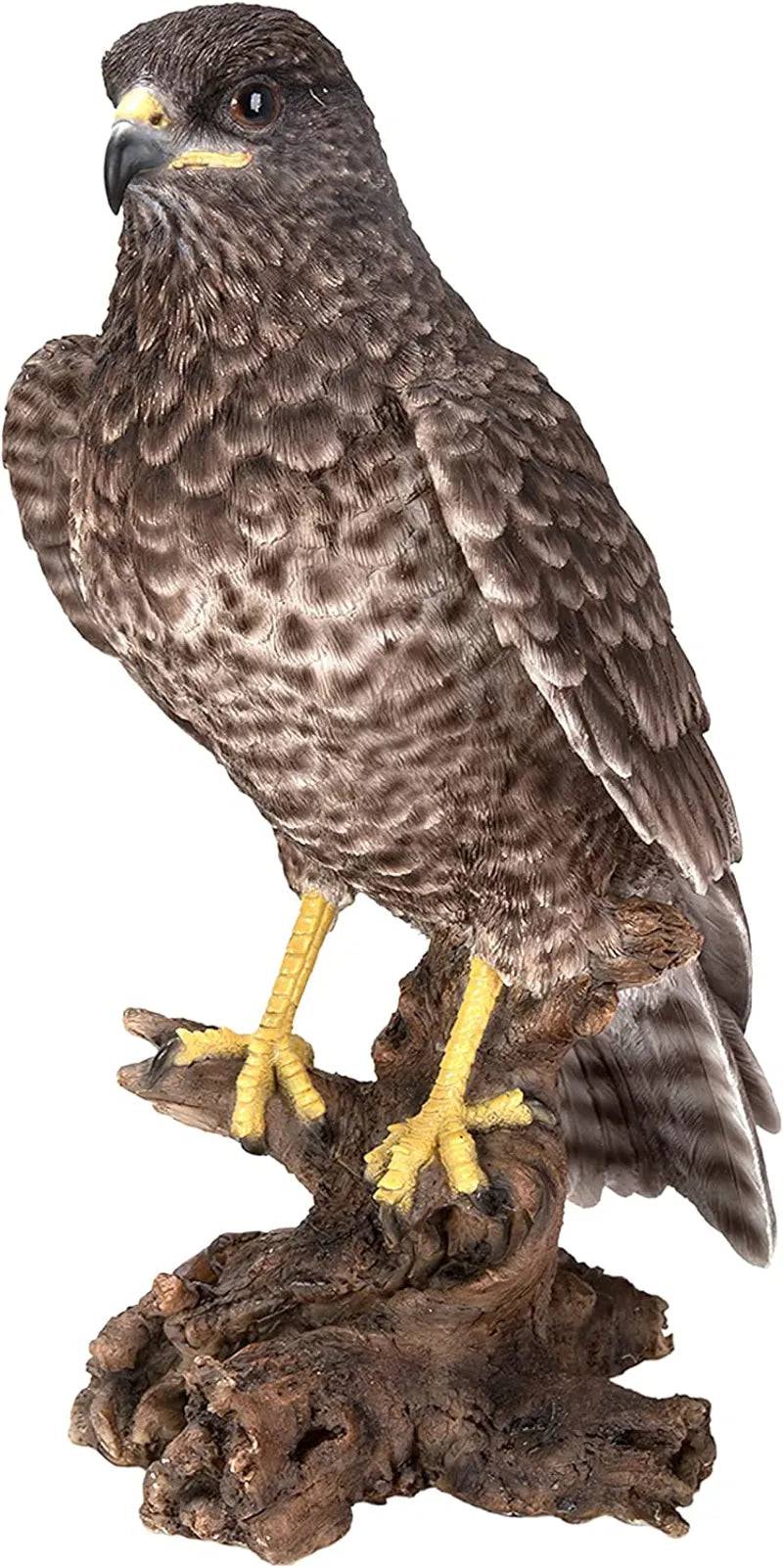 Common Buzzard Real Life Resin Ornament by Vivid Arts - Mill Race Garden Centre