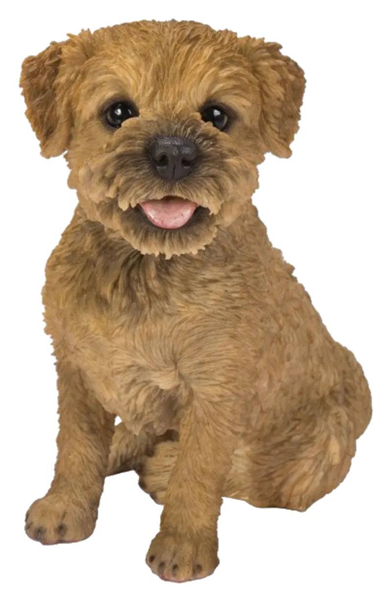 Real Life Border Terrier Ornament Size D by Vivid Arts - Mill Race Garden Centre