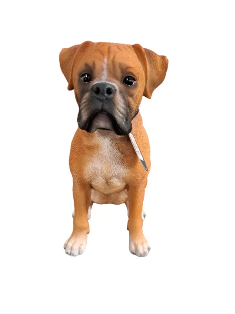 Real Life Boxer Ornament Size D by Vivid Arts - Mill Race Garden Centre