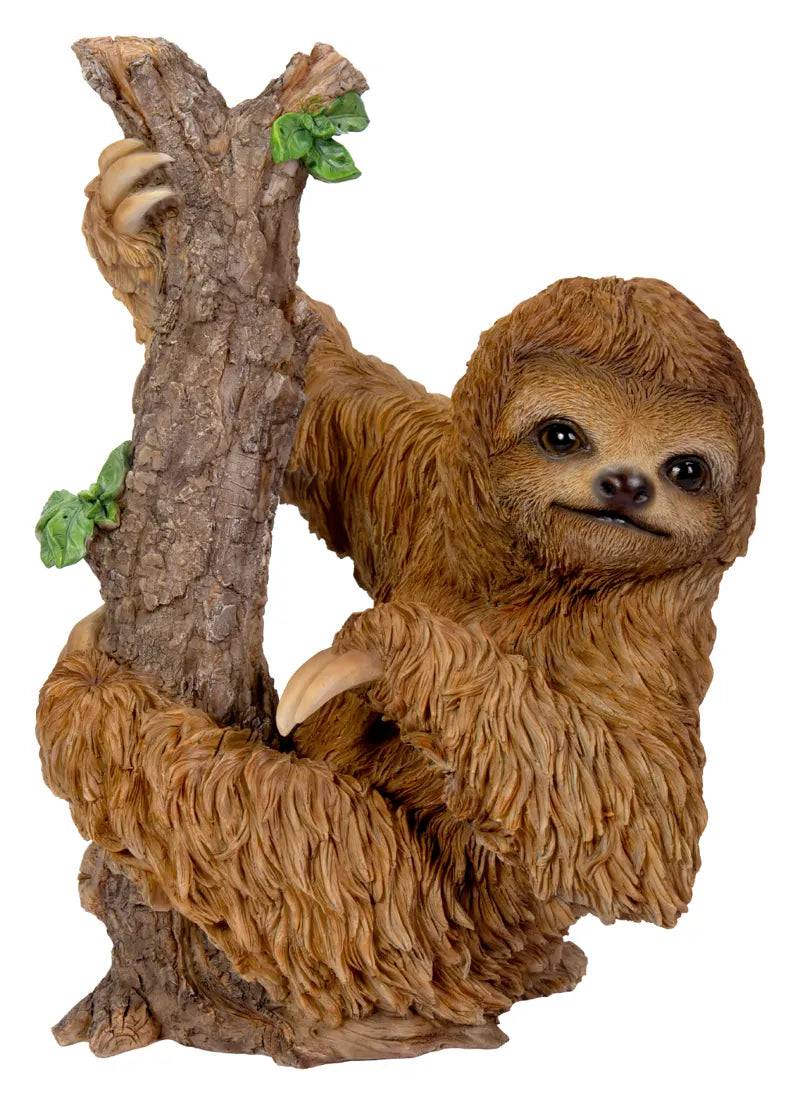 Real Life Climbing Sloth Ornament Size B by Vivid Arts - Mill Race Garden Centre