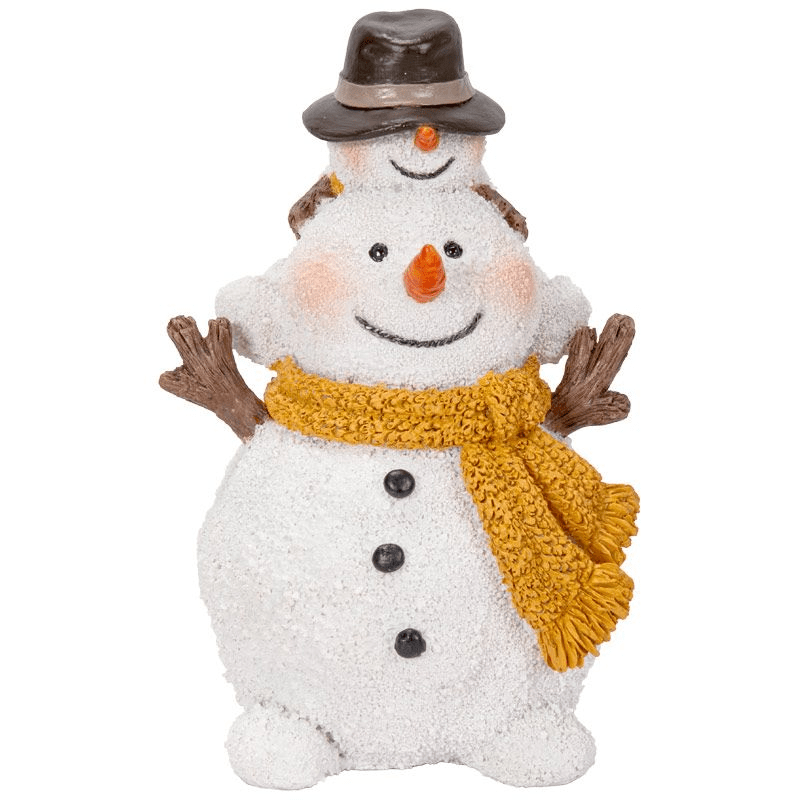 Standing Snowman & Son Garden Ornament by Vivid Arts - Mill Race Garden Centre