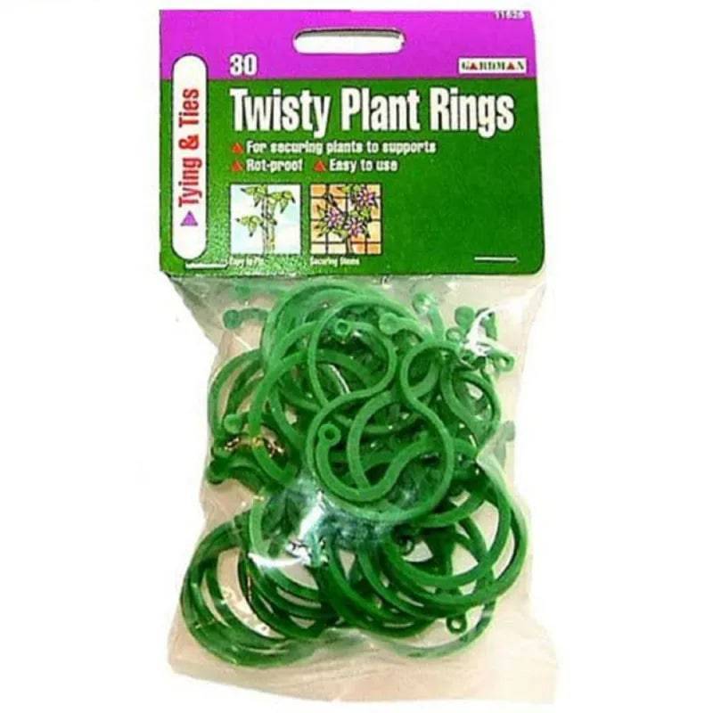 GM Twisty Plant Rings 30pk - Mill Race Garden Centre