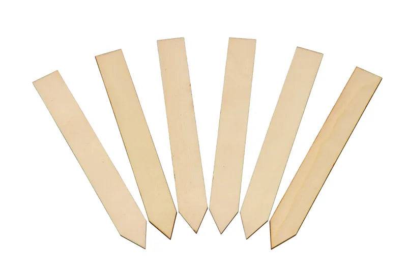 GM Wooden Plant Labels 6inch25pk - Mill Race Garden Centre