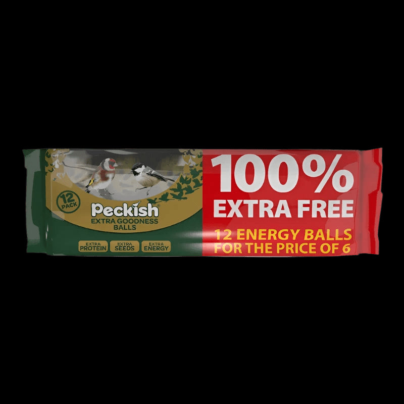 Peckish Extra Goodness Energy Balls 6 pack plus 6 Extra Free - Mill Race Garden Centre