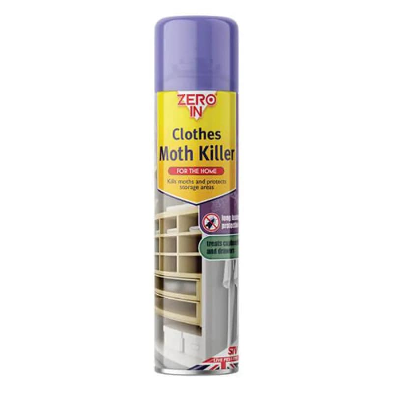 Clothes Moth Killer 2 - 300ml Aerosol ES0101 WBA FIK - Mill Race Garden Centre