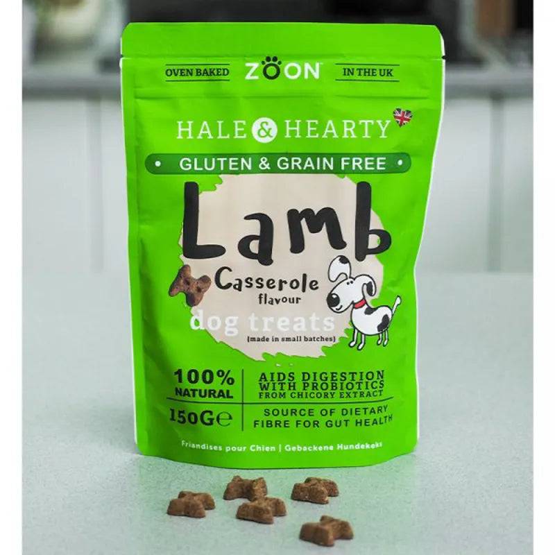 Hale And Hearty Lamb Casserole Grain Free Dog Treats 150g - Mill Race Garden Centre