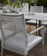 Kettler Trento 8 Seat Dining Set With Drift Extending Table - Mill Race Garden Centre