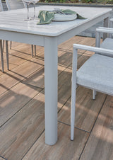 Kettler Trento 8 Seat Dining Set With Drift Extending Table - Mill Race Garden Centre