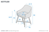 Kettler Lamode Dining 4 Seat Set