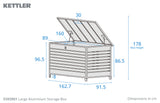 Kettler Aluminium Storage Box Large