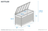 Kettler Aluminium Storage Box Medium