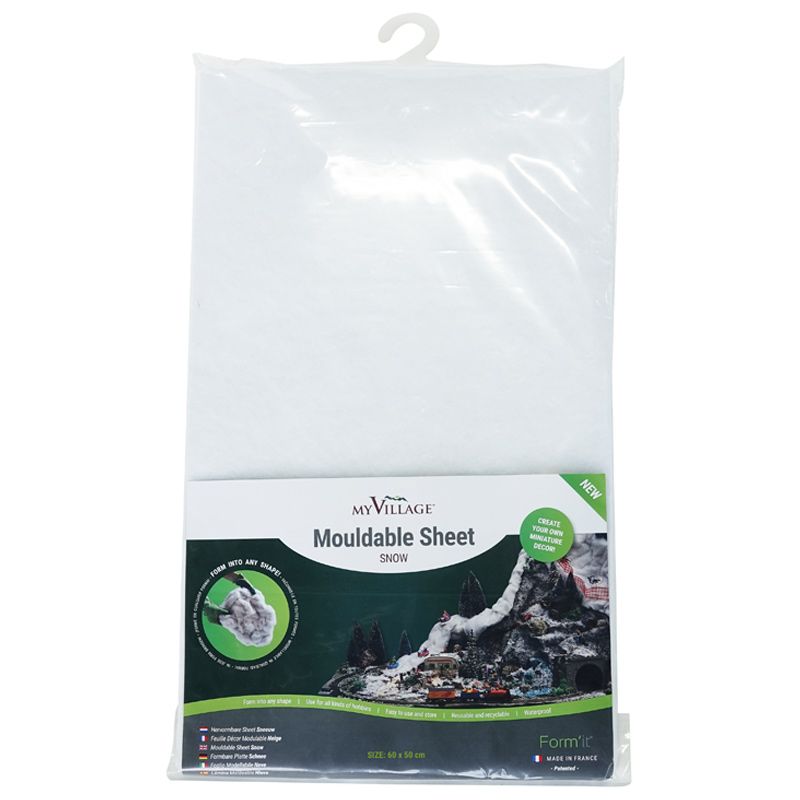 My Village Mouldable Sheet Snow 60X50Cm - Mill Race Garden Centre