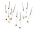 10 LED Candle Lights with Metal Star Holder by Kaemingk