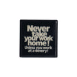 Love Tiles terracotta coaster with black work slogan design by GiftCompany, showcasing a rustic home gift accessory.