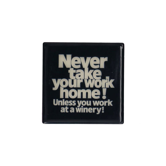 Love Tiles terracotta coaster with black work slogan design by GiftCompany, showcasing a rustic home gift accessory.